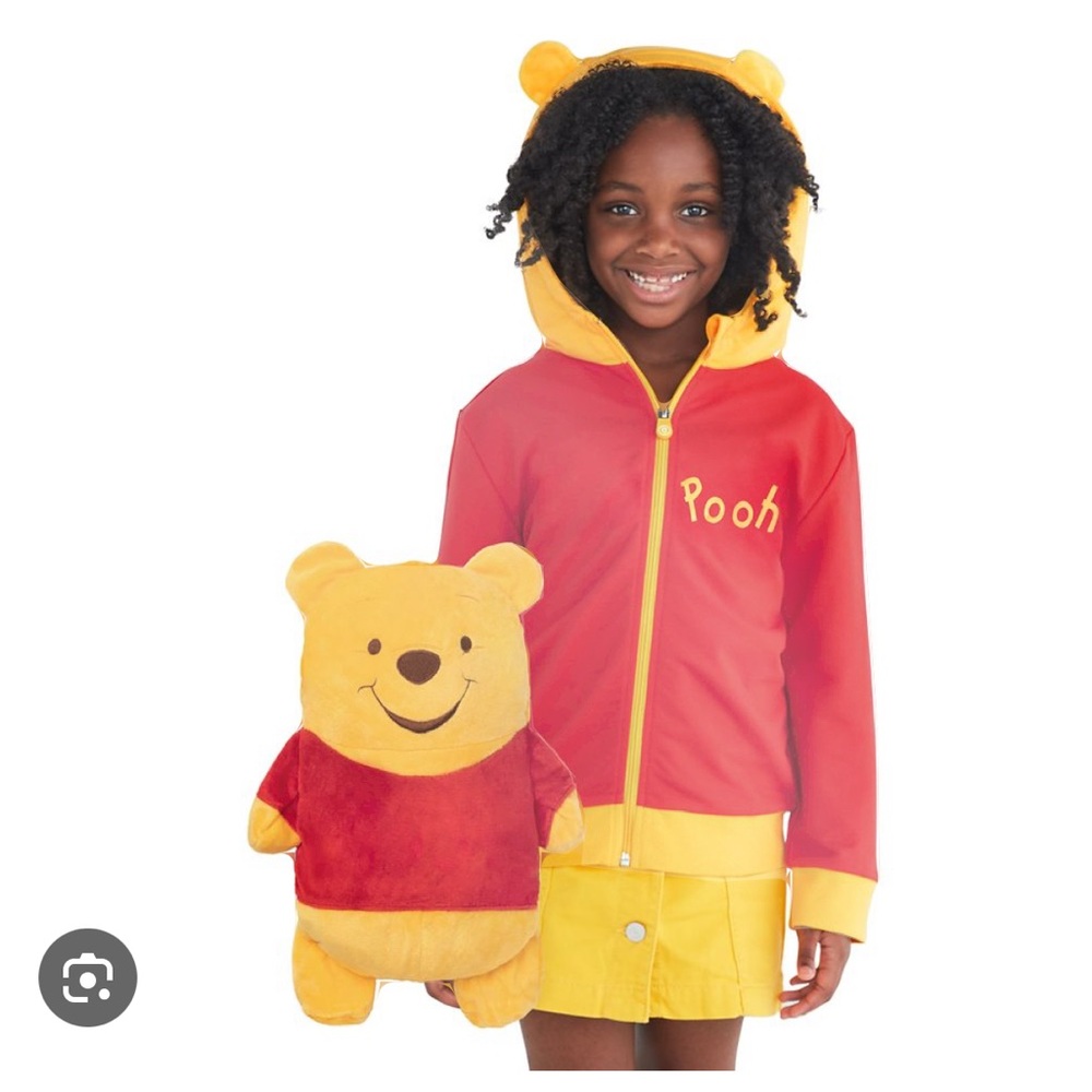 Cubcoats Disney Winne the Pooh Stuffed animal transforming hoodie.